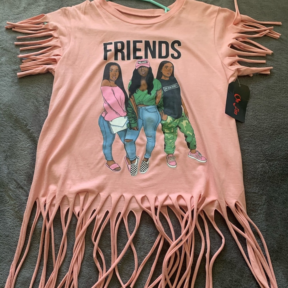 Fringed shirt